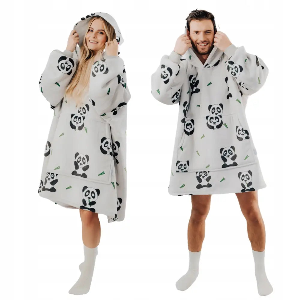 Kosegenser Panda Comfy Moment Oversize 2-i-1 Polen