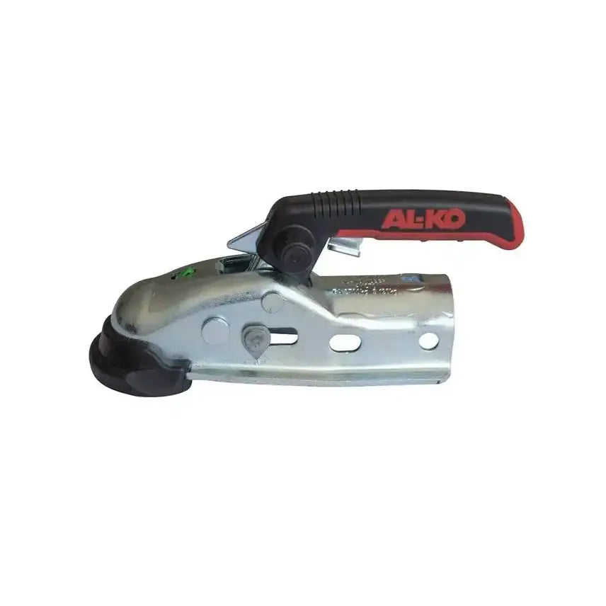 Kulekobling AL-KO AK270, sidebilde med sort og rød plasthendel, synlig logo og avrundet ende med svart beskyttelse.