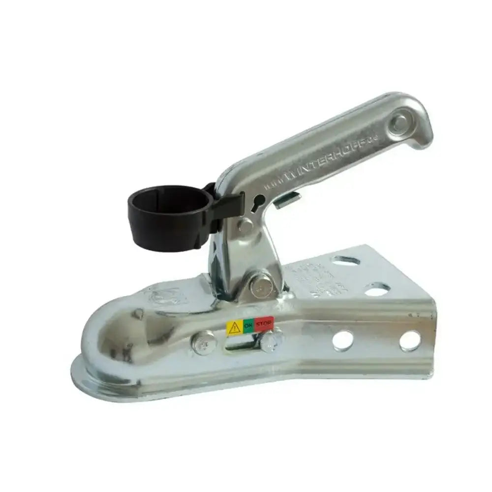 Kulekobling for WW 8-Y Winterhoff, sidevisning med kraftig håndtak, svart plastring og synlig indikator.