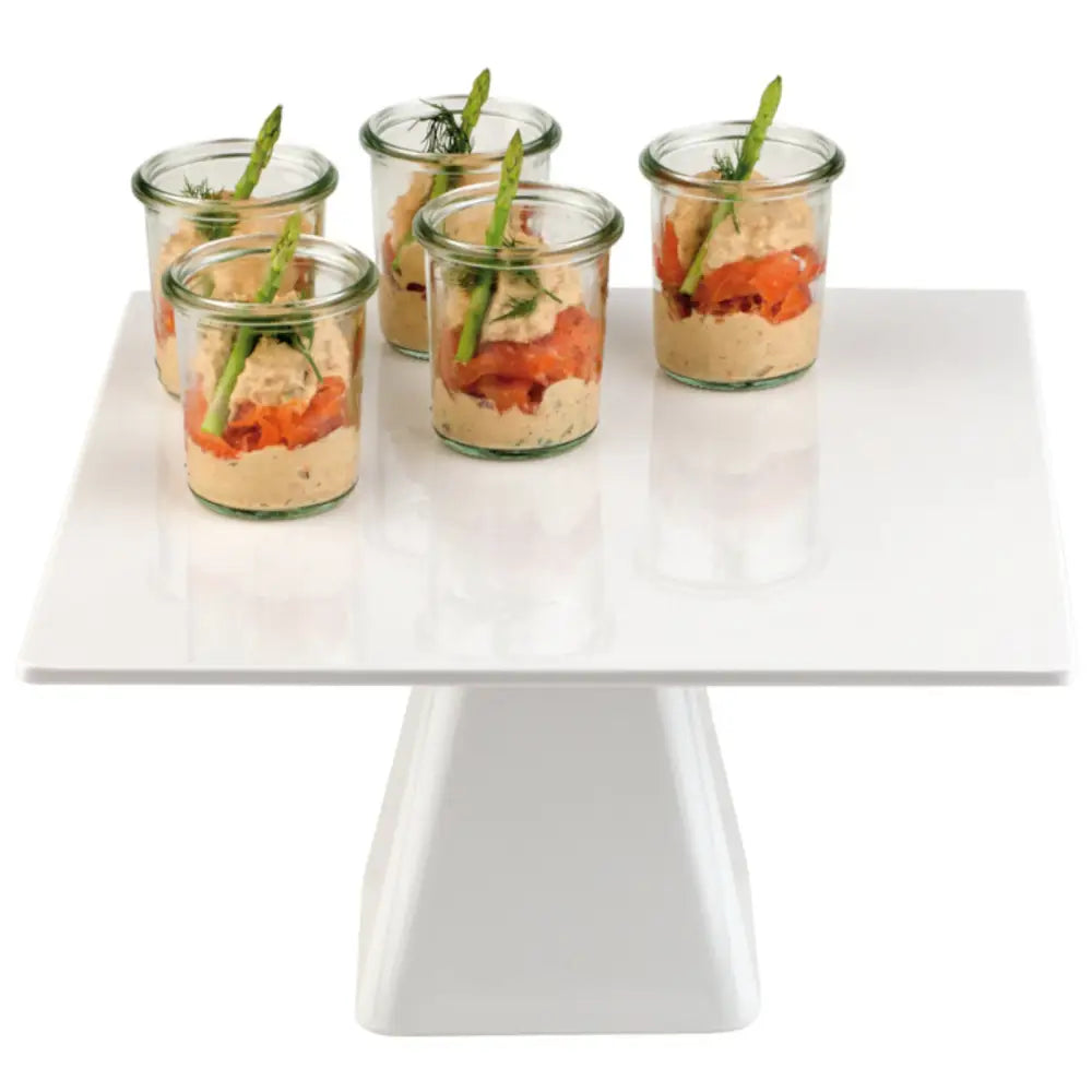 Kvadratisk Melamin Kakefat 310 x 310 x 80 Mm - Hendi 566589