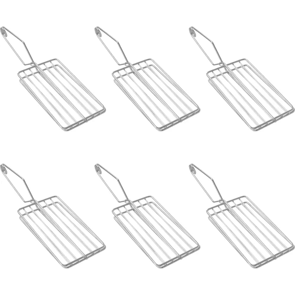 Kvarts Sandwichbrødrister med 6 Klemmer 3000w