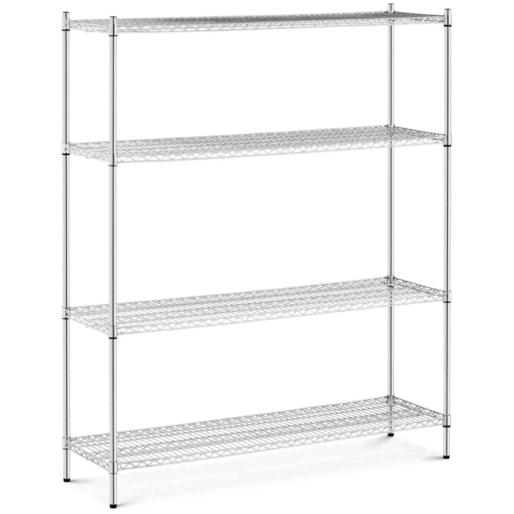 Lagerhylle Krom 4 Hyller Tråd til 1 t 1000 Kg