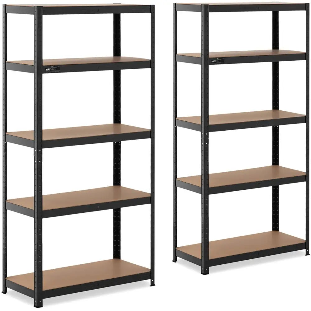 Lagerreol for Verksted 90 x 40 x 180 Cm 875 Kg 2pk Antrasitt