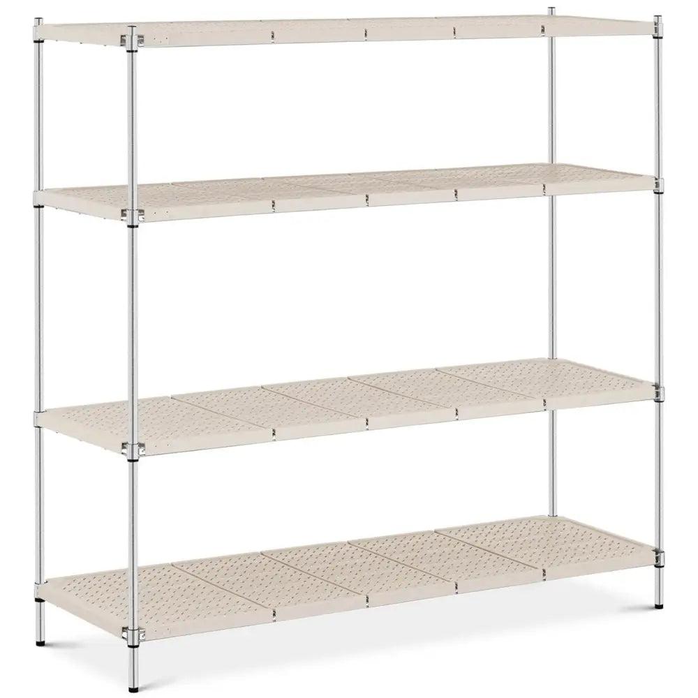 Lagerreol med 4 Hyller 600 Kg Kapasitet 180x60x180 Cm