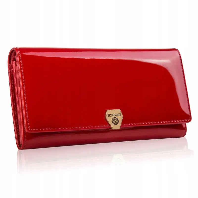 Lakkert Stort Skinn Damepung fra Betlewski