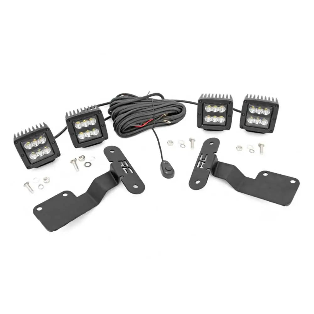 Lamper Cree Led 2’’ Spot Beam M/ Montering Rough Country Black Series - Subaru Forester 14-18