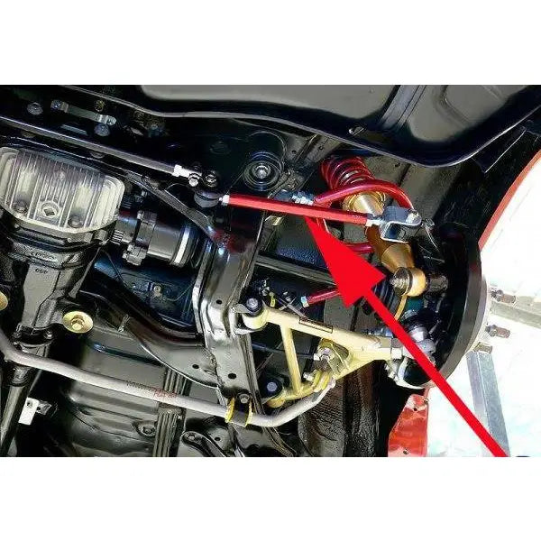 Lange Opphengsstenger bak Nissan 200sx S13/s14 Blå