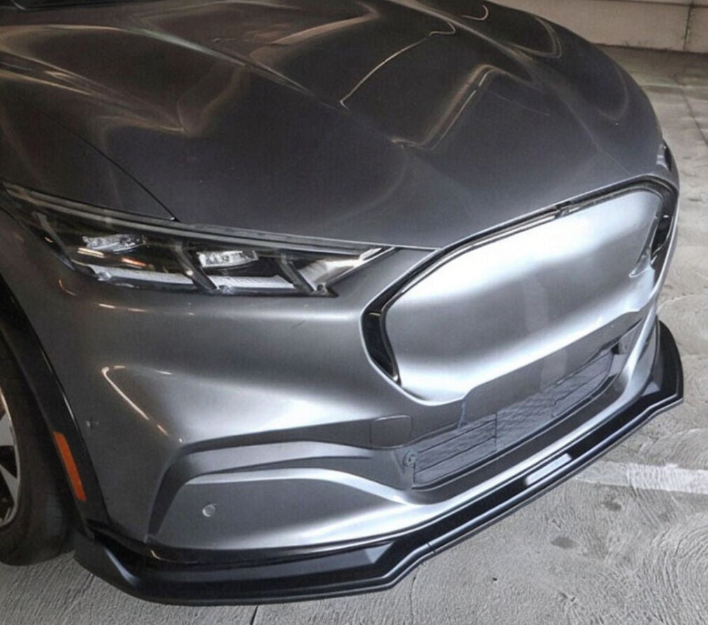 Ikon Motorsports Mustang Mach‑E frontspoiler svart høyglans