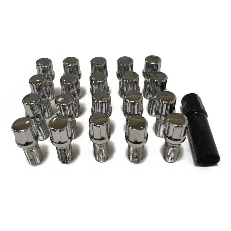 Sikringsbolter M14x1,5 krom med dedikert nøkkel for lettmetallfelger VW Amarok