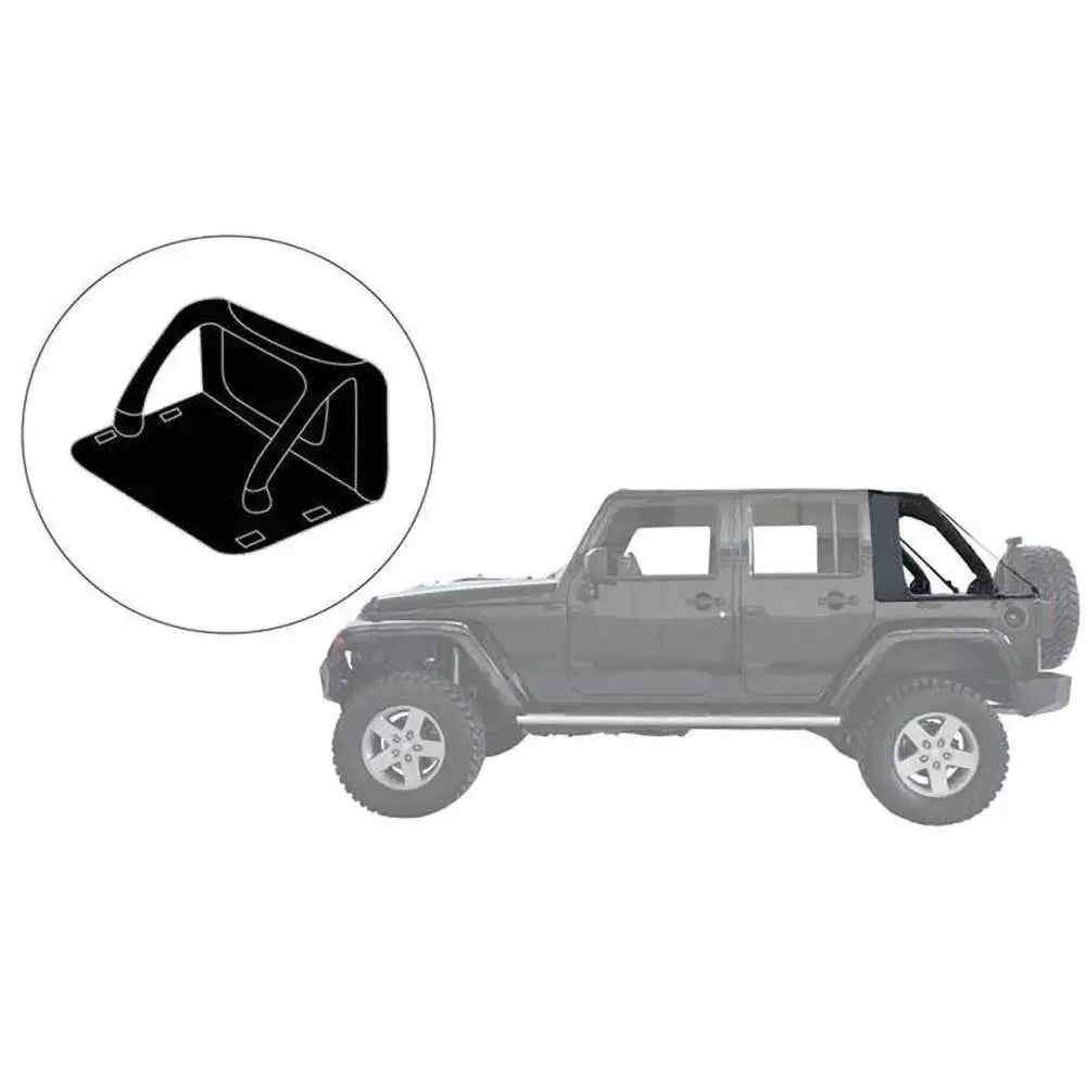 Lastebil Taklast med Veggsider - Jeep Wrangler Jk 4 d 07-18