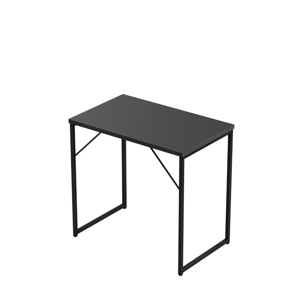 Skrivebord Leader 1.3 svart 80 cm – benbilde pulverlakkert stål