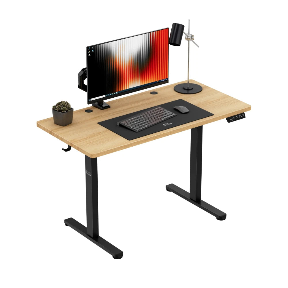 Elektrisk hev-senk skrivebord Mark Adler Leader 6.9 120 cm – frontvisning