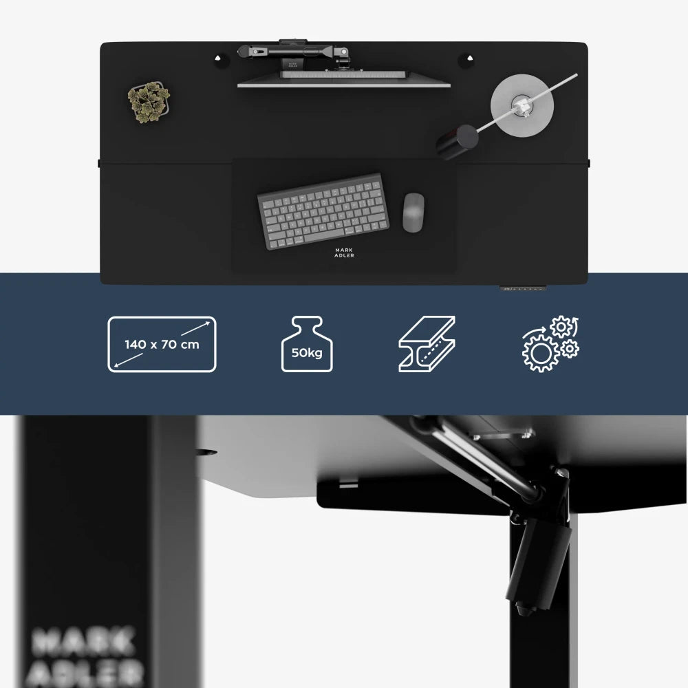 Mark Adler Leader 7.3 svart – styrepanel for høydejustering