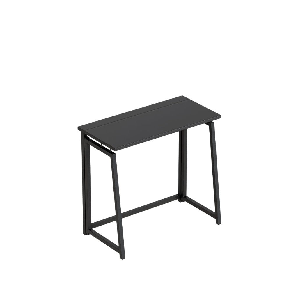 Leader 1.5 svart skrivebord – sammenfoldet for oppbevaring