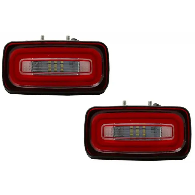 Led Bakre Støtfanger Tåkelykter Rød Klar Mercedes G-klasse (w463) 89-15