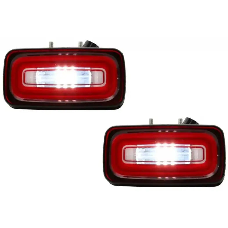 Led Bakre Støtfanger Tåkelykter Rød Klar Mercedes G-klasse (w463) 89-15