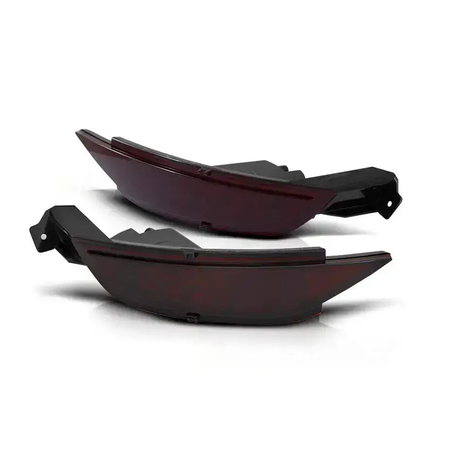 Led Fog Lights Red Smoke Ford Fiesta Mk7 08-16