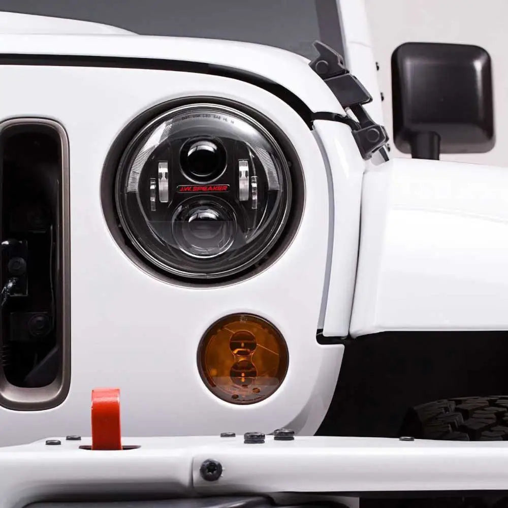 Led-frontlykter i Carbon-utførelse Jw Speaker 8700 Evolution J2 Series - Jeep Wrangler Jk 4 d 07-18