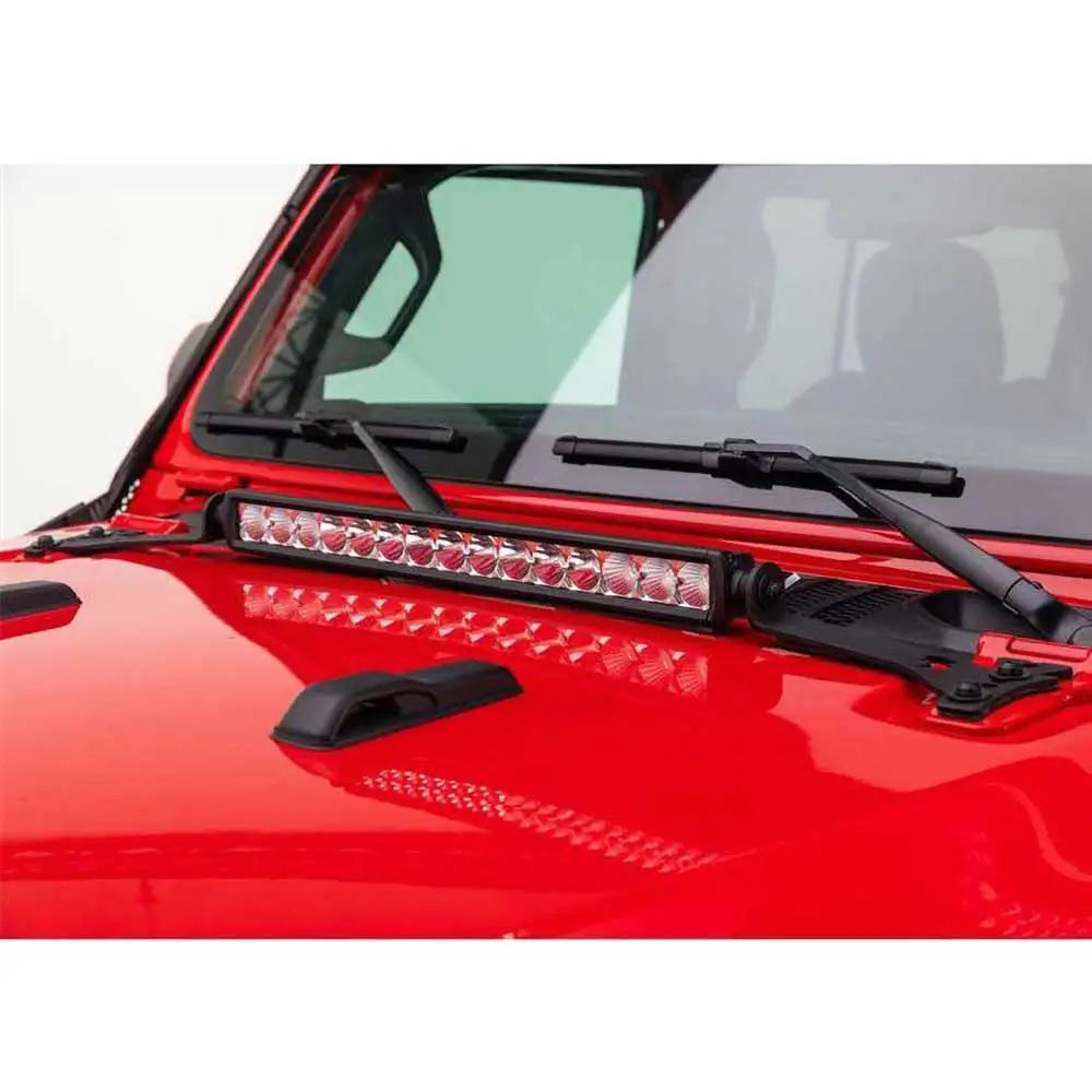 Led Frontlyslist 20’’ med Hood Mount - Jeep Gladiator Jt 20-