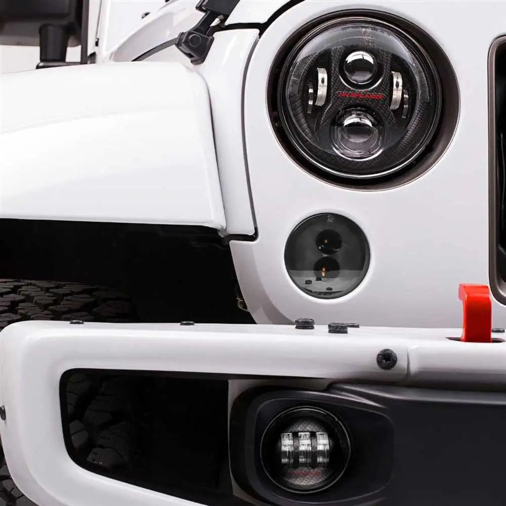 Led-lys Blinklys i Amber Foran Jw Speaker - Jeep Wrangler Jk 4 d 07-18