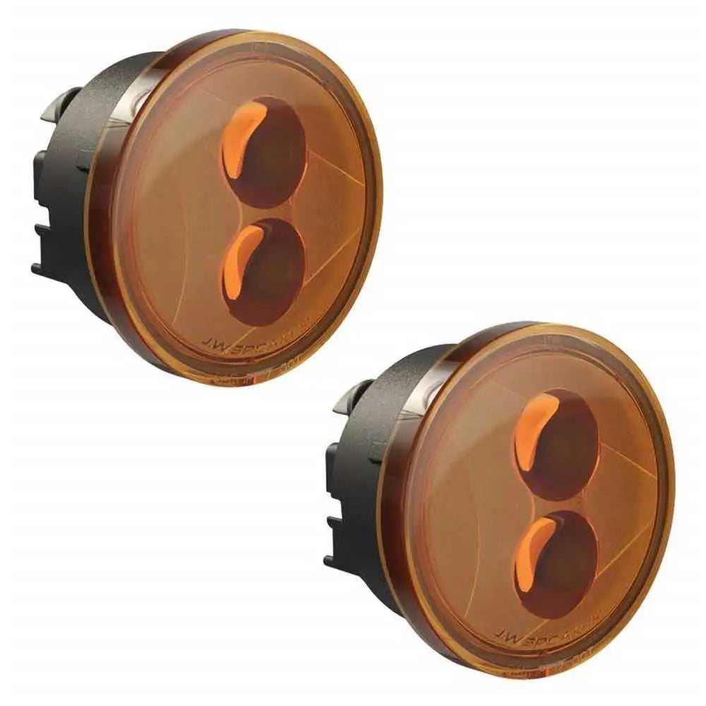 Led-lys Blinklys i Amber Foran Jw Speaker - Jeep Wrangler Jk 4 d 07-18