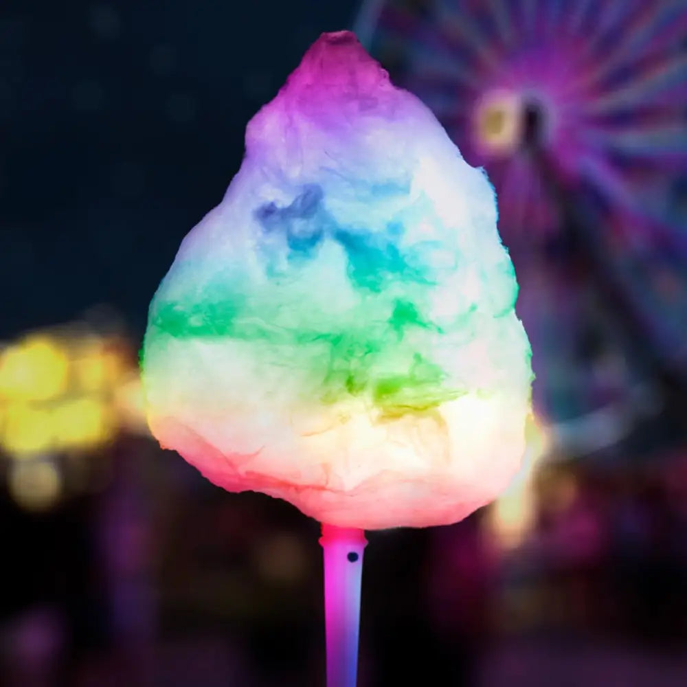 Led Lysende Pinner for Sukkerspinn - 7 Funksjoner 50 Stk.