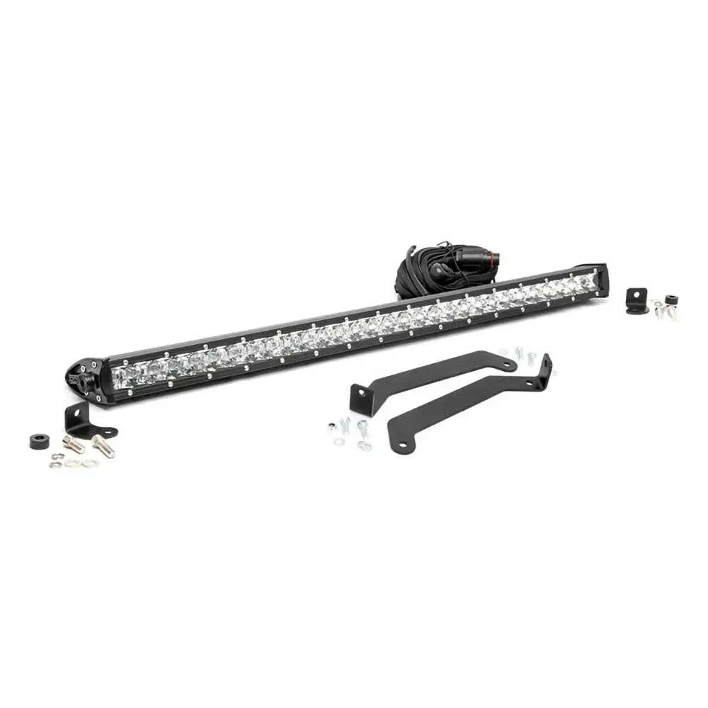 Led-stripe med Støtfangerfeste 30’’ Chrome Series Rough Country - Subaru Forester 14-18
