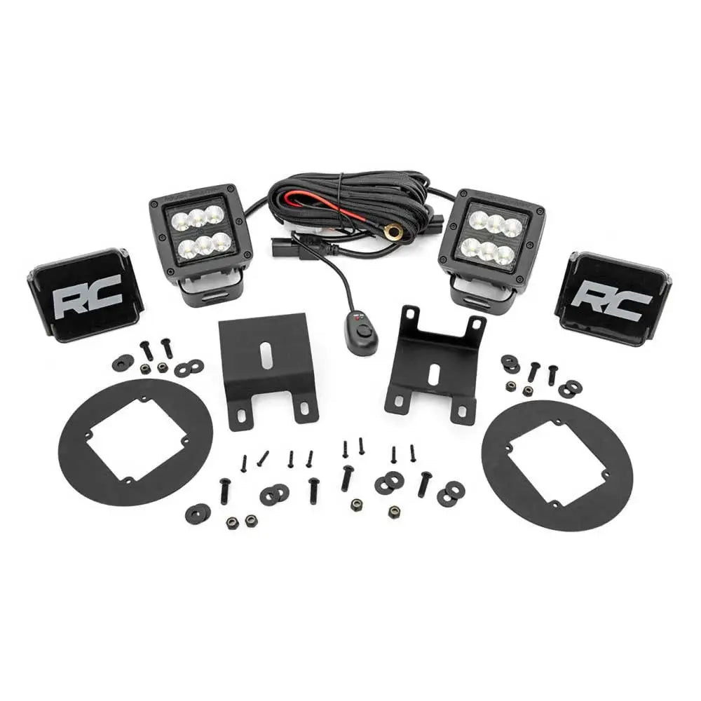 Led Tåkelys Cree Flomlys med Feste Rough Country Black Series - Subaru Outback 15-19