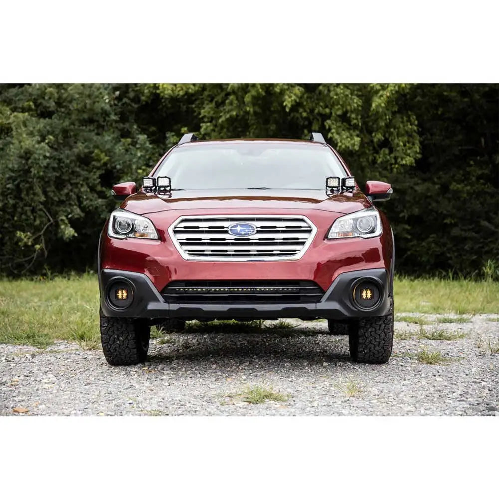 Led Tåkelys med Drl og Feste Rough Country Black Series - Subaru Outback 15-19