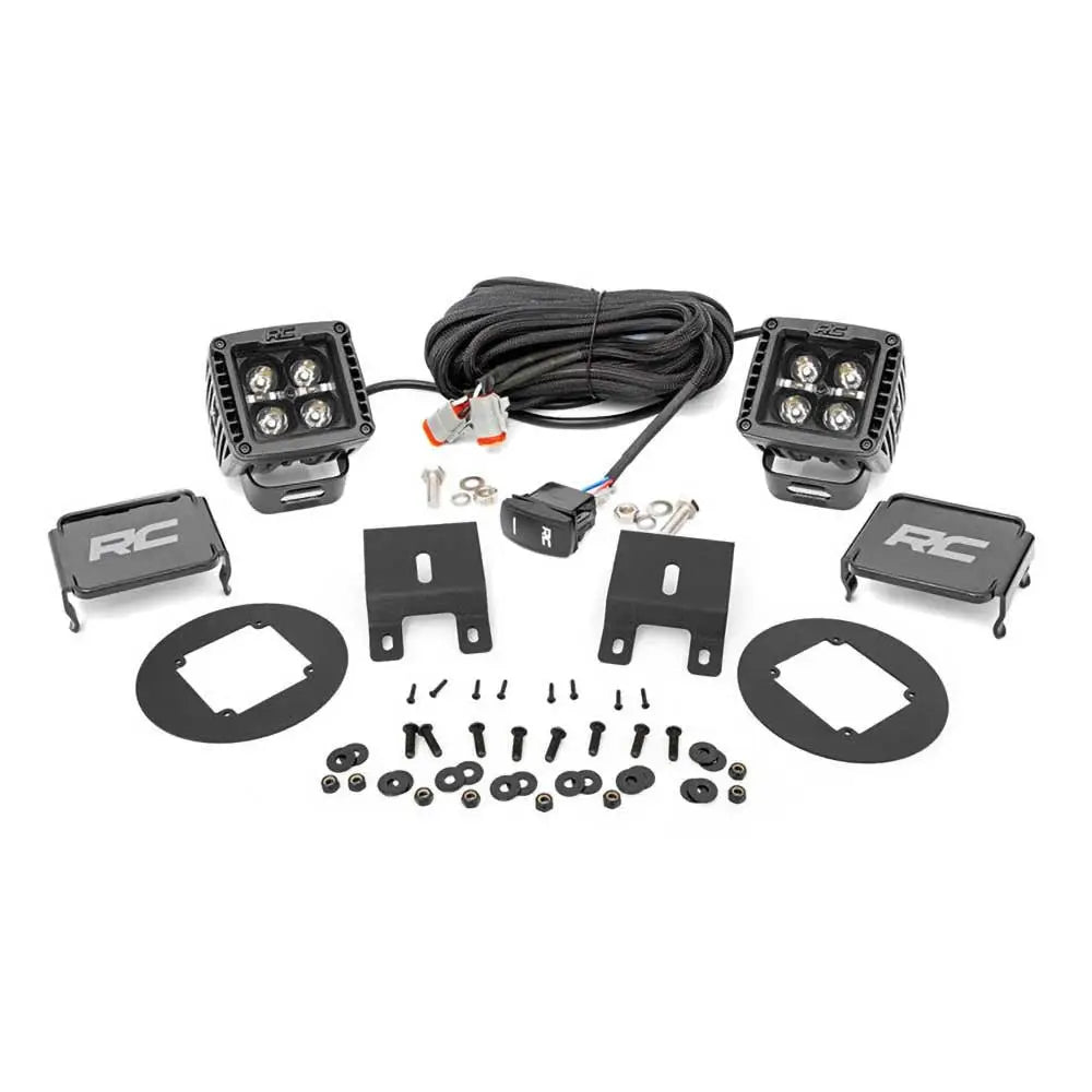 Led Tåkelys med Drl og Feste Rough Country Black Series - Subaru Outback 15-19