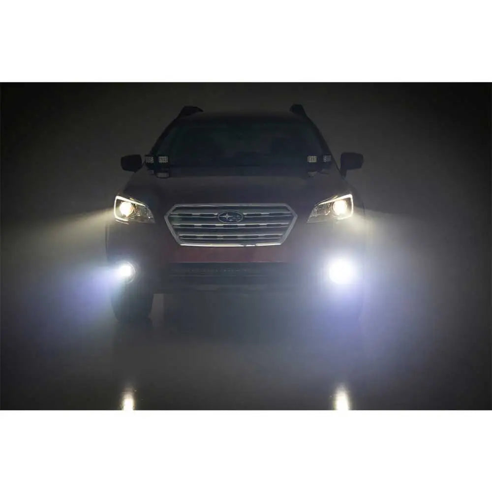 Led Tåkelys med Sae Montering Rough Country - Subaru Outback 15-19