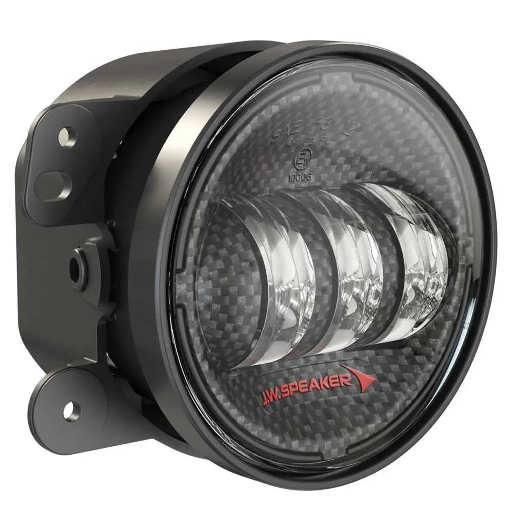 Led Tåkelys Rund Svart 4’’ Jw Speaker 6145 J2 Serie - Jeep Wrangler Jk 4 d 07-18