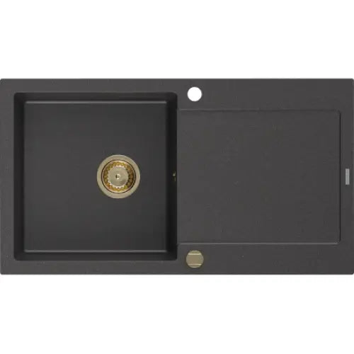 Leo Kjøkkenvask 1 Kum 900x500 Mm Svart/grå - 6501901010-76-g