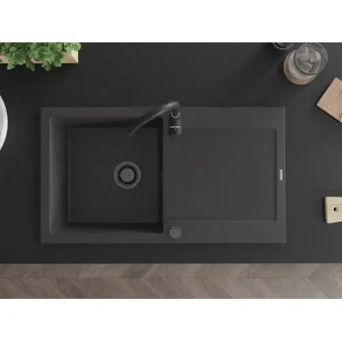 Leo Kjøkkenvask 1 Kum 900x500 Mm Svart/grå 6501901010-76-b