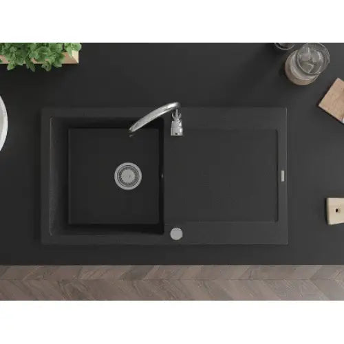 Leo Kjøkkenvask 1 Kum 900x500 Mm Svart/sølv - 6501901010-73