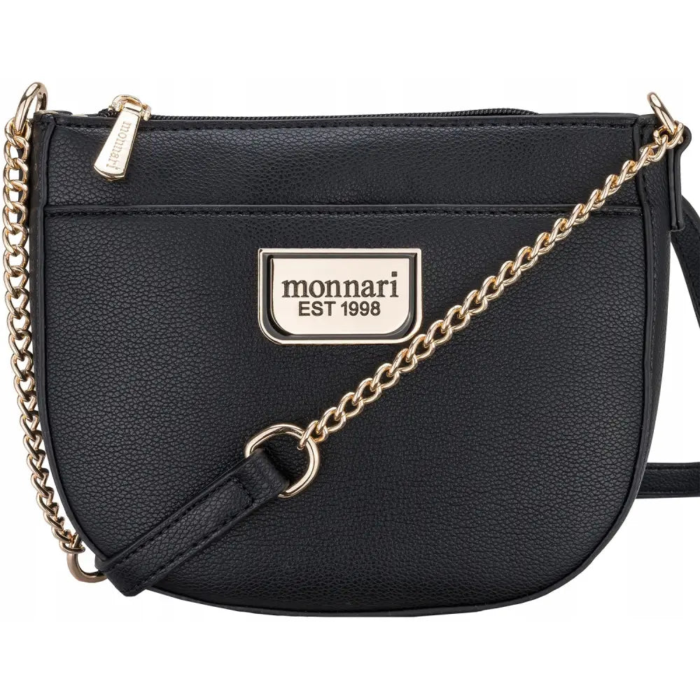 Liten Svart Skulderveske Monnari med Kjedelenke