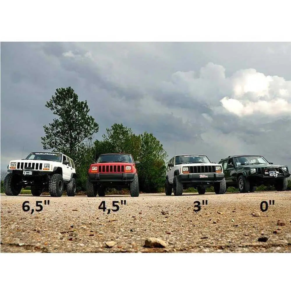 Løftekit 3’’ Rough Country med Dempere N3 - Jeep Cherokee Xj 84-01
