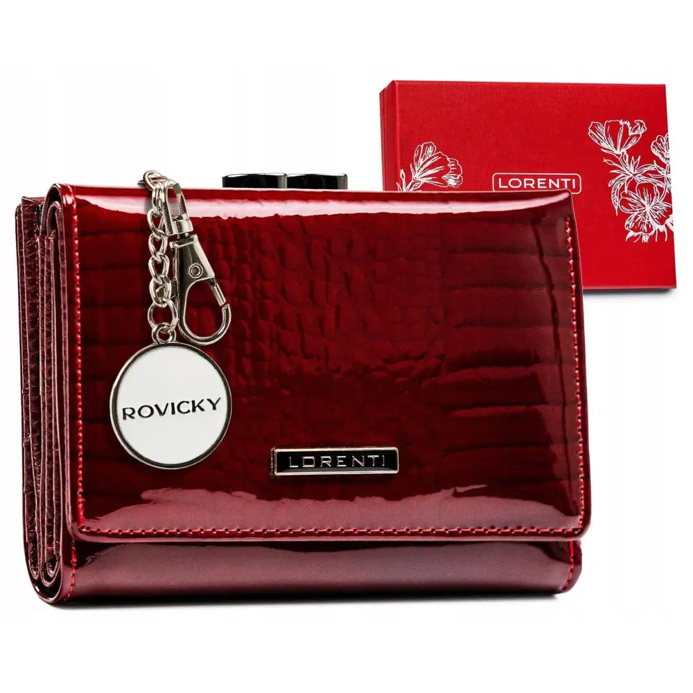 Lorenti Fargerik Dameslommebok i Skinn med Rfid