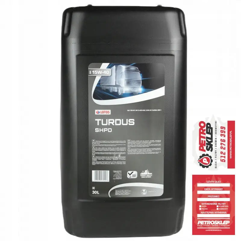 Lotos Turdus Shpd 15w40 30l