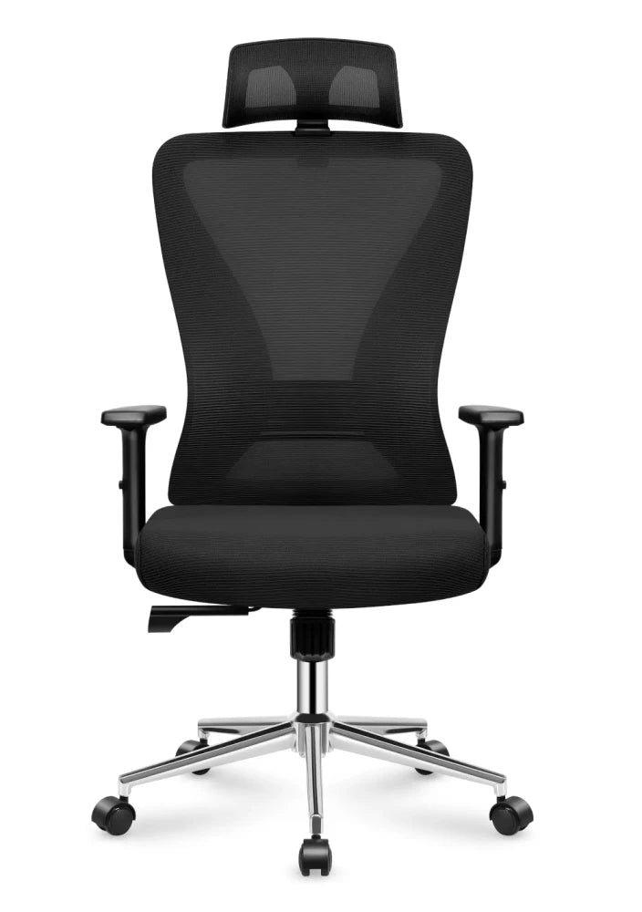 Manager 3.5 svart – sidevisning med SoftFlex gyngesystem og Tilt Plus-mekanisme