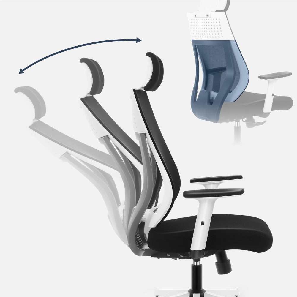 Manager 3.9 svart kontorstol – armlener detalj
