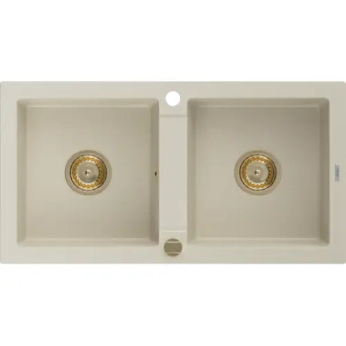 Mario Kjøkkenvask 2 Kummer 820x436 Mm Beige - 6504822000-69-g