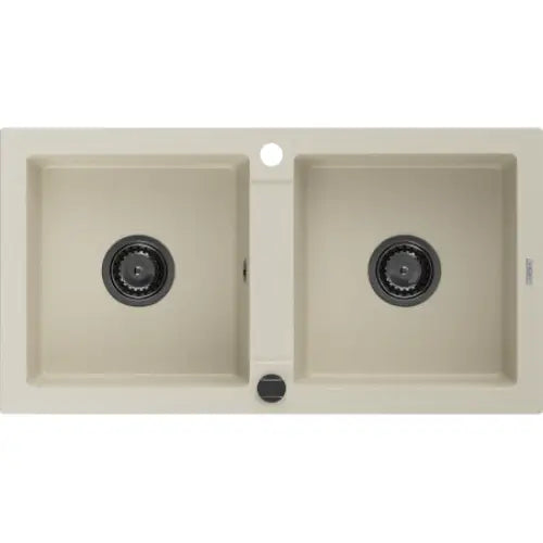 Mario Kjøkkenvask 2 Kummer 820x436 Mm Beige 6504822000-69-b