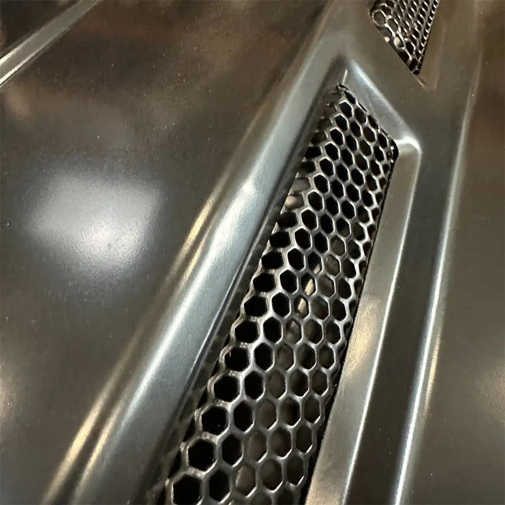 Maske i Stål Front Matt Svart Ofd Avenger Bonnet - Jeep Gladiator Jt 20-