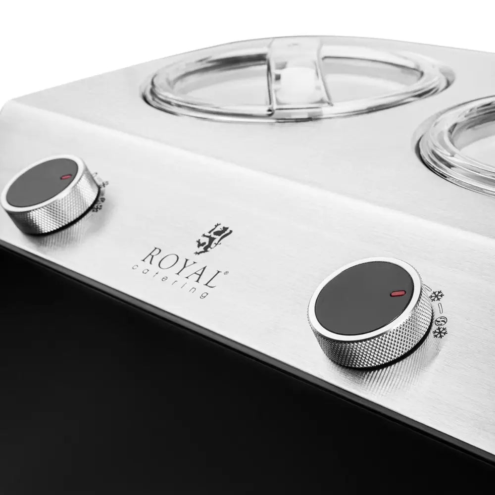 Maskin for Frossen Smoothie Sorbet Yoghurt 2 Smaker 2 x 1,2 l