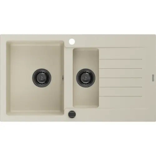 Matias Kjøkkenvask 1 1/2 Kum 900x505 Mm Beige 6502901505-69-b
