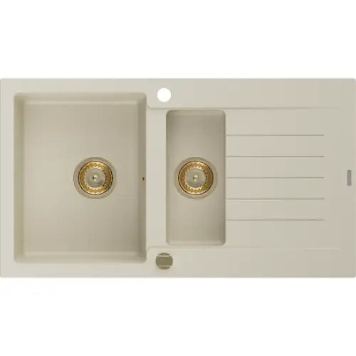 Matias Kjøkkenvask 1 1/2 Kum 900x505 Mm Beige - 6502901505-69-g