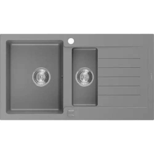 Matias Kjøkkenvask 1 1/2 Kum 900x505 Mm Grå - 6502901505-71