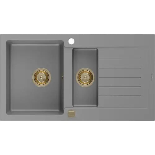 Matias Kjøkkenvask 1 1/2 Kum 900x505 Mm Grå - 6502901505-71-g