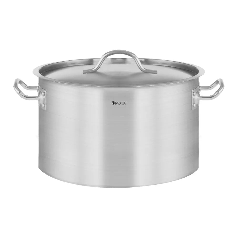 Matlagingpot i Rustfritt Stål med Lokk for Induksjonskomfyr 14 l